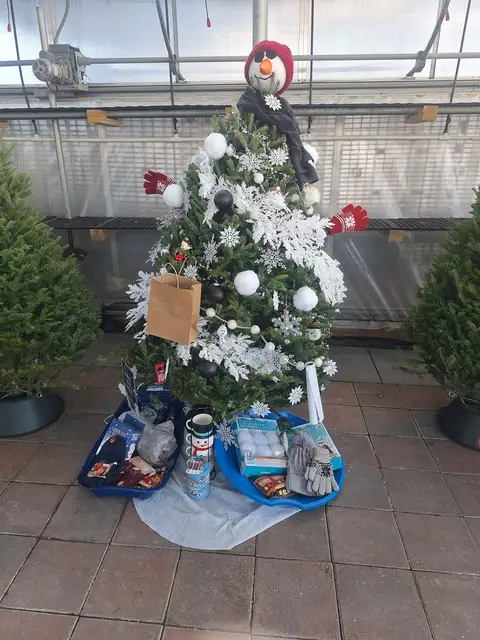 A decorated Christmas tree at a past Rochester Festival of Trees