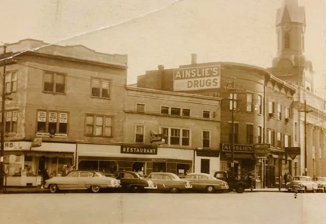 Historic photograph of downtown Rochester NH, image 8 of 39