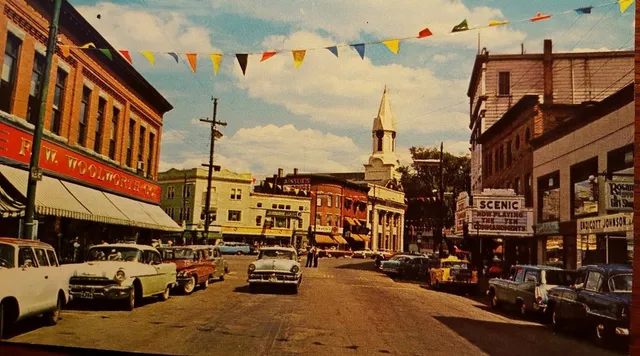 Historic photograph of downtown Rochester NH, image 37 of 39